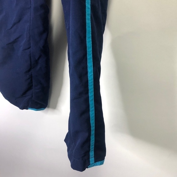 Studio Works navy blue pull on lined side stripe athletic leisure pants M - Picture 3 of 10